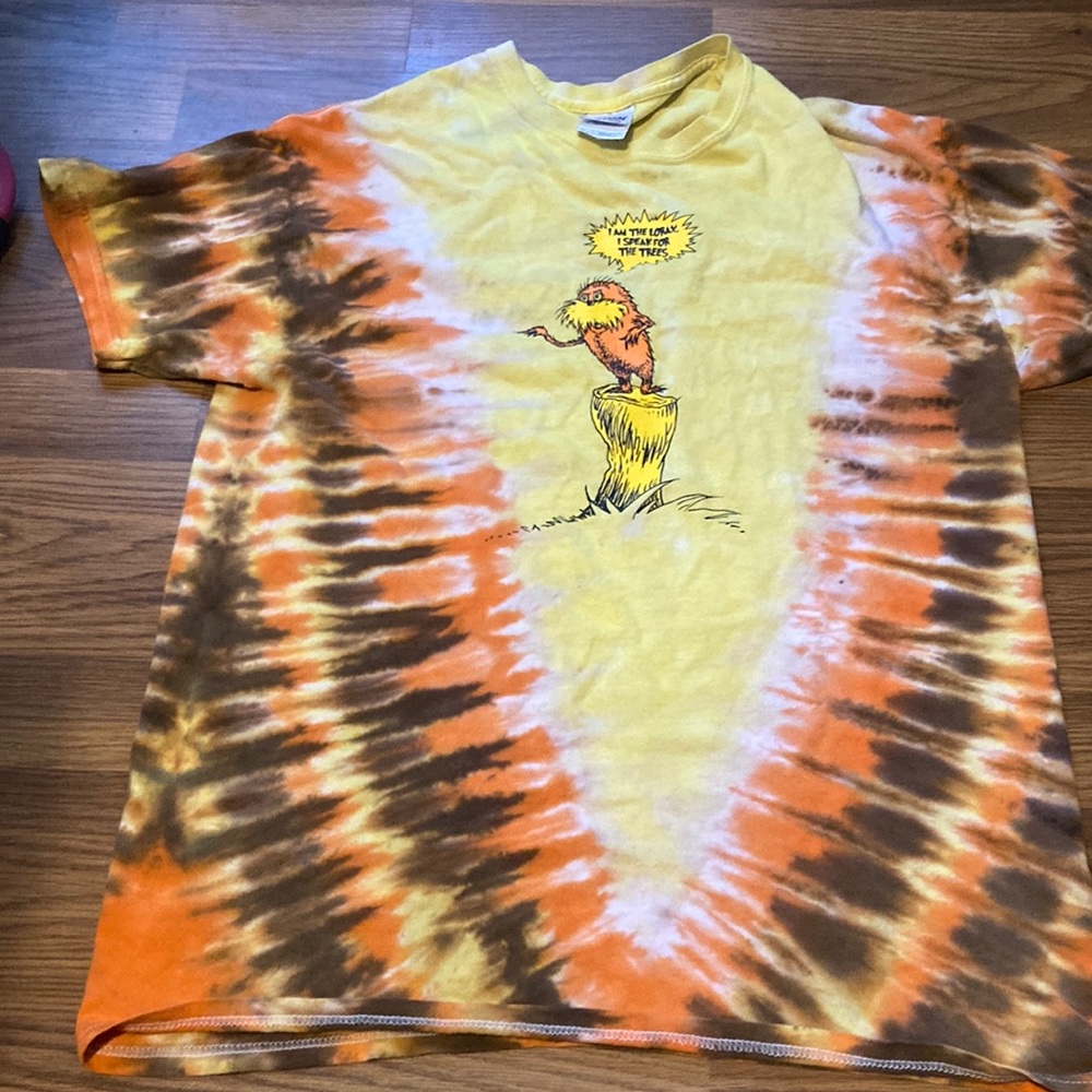 Tie dye Lorax shirt